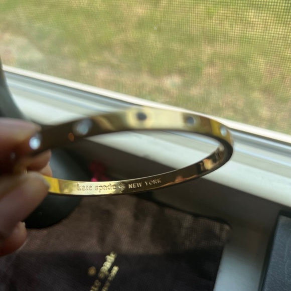 Set In Stone Hinged Bangle from Kate spade like new - Picture 12 of 13